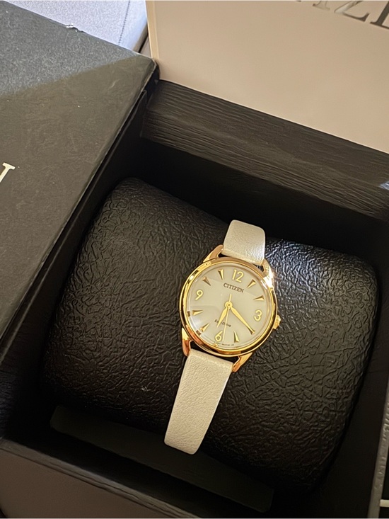 Citizen Gold-Tone Women\'s Watch with White Strap main image 4